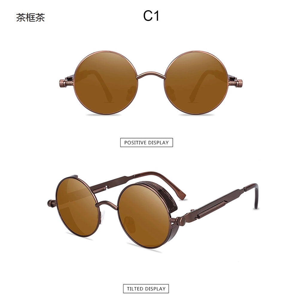 Kính Mát Tròn Phân Cực Phong Cách Cổ Điển Dành Cho Cả Nam Và Nữ