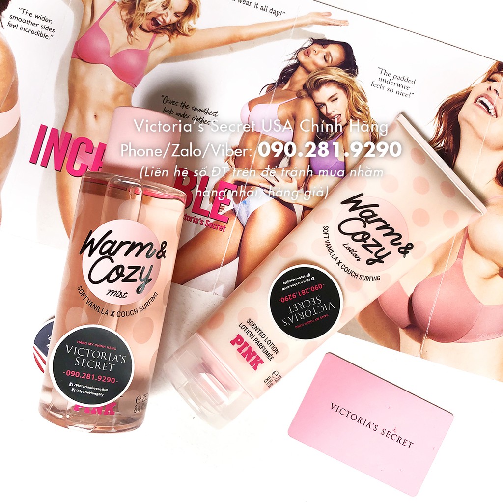 Nước hoa toàn thân Warm & Cozy, Fresh & Clean, Soft & Dreamy, All a Dream, Coco Glow, Rozy Quartz - Hàng nhập