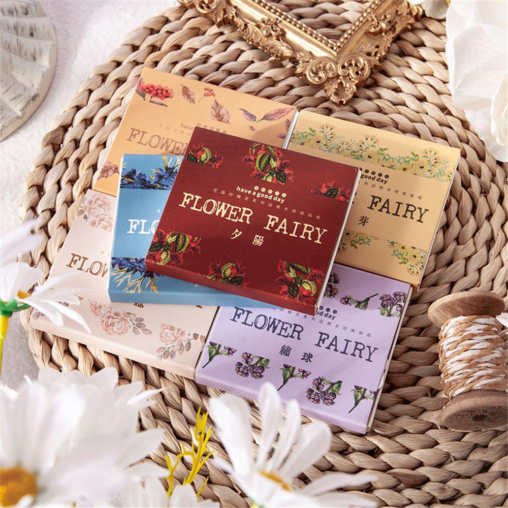 Set 30 Tấm Giấy Trang Trí Lưu Bút / Sổ Lưu Niệm Hình Khu Vườn Cổ Tích