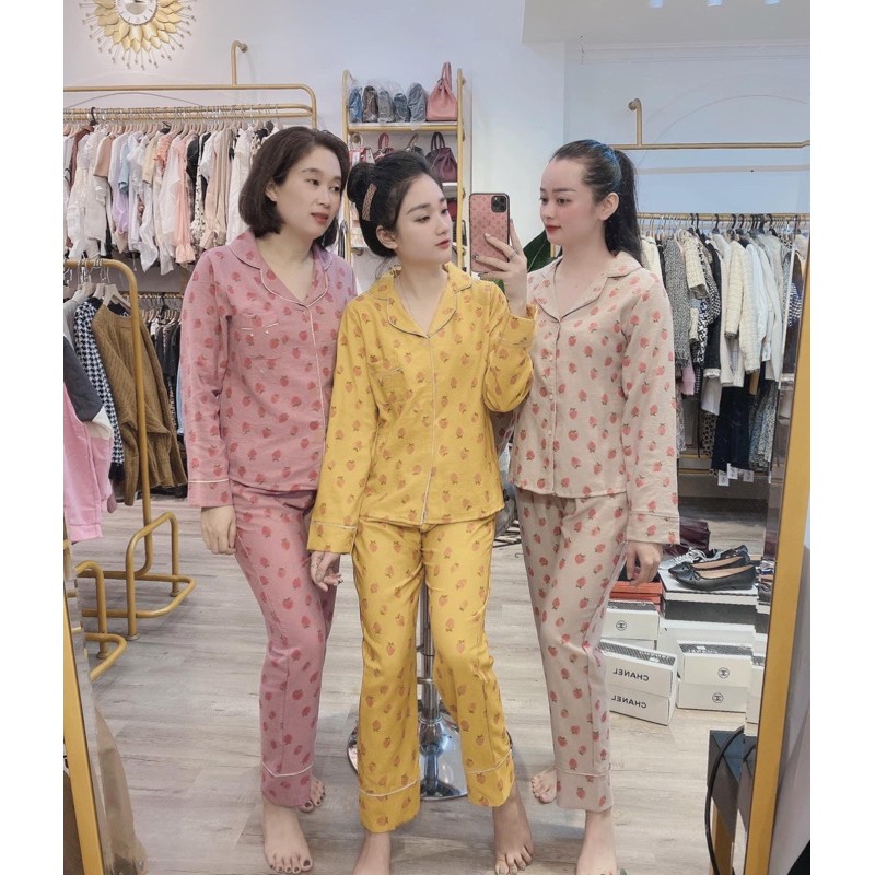 Pijama Nhung Tăm Hình Mới Cao Cấp | BigBuy360 - bigbuy360.vn