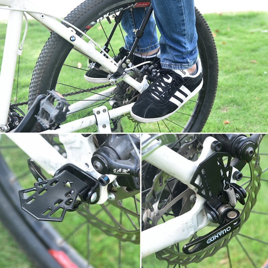 Gác chân xe đạp thể thao kim loại (2 chiếc) RING BOOM BIKE GCXD001_LGX