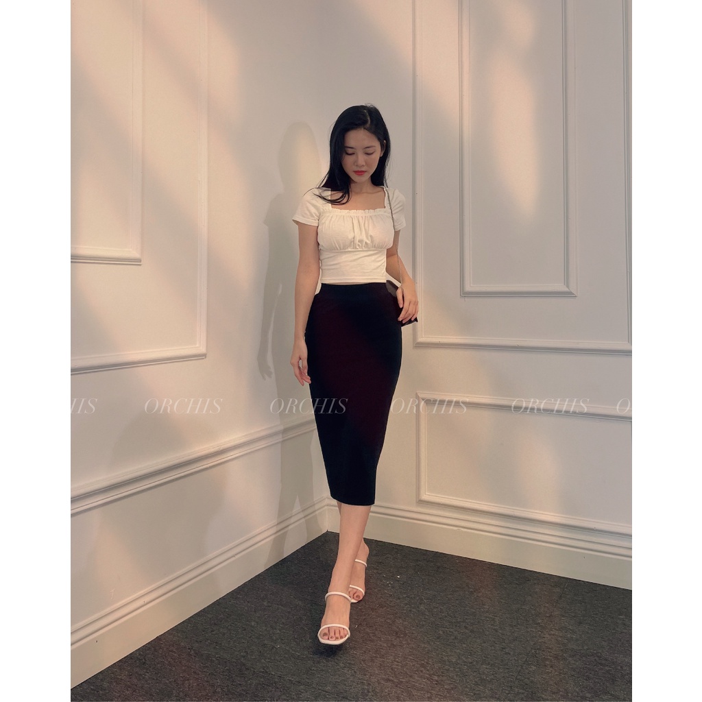 ORCHIS Chân váy bút chì Cotton 100% | BigBuy360 - bigbuy360.vn