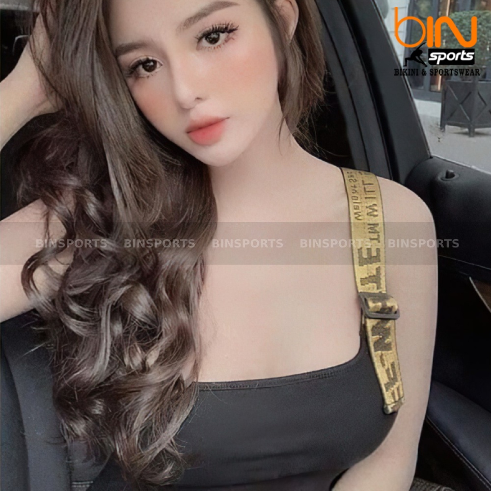 Bộ Bơi Nữ Một Mảnh Lệch Vai Sexy Mặc Đi Biển Freesize Bin Sports BHV121