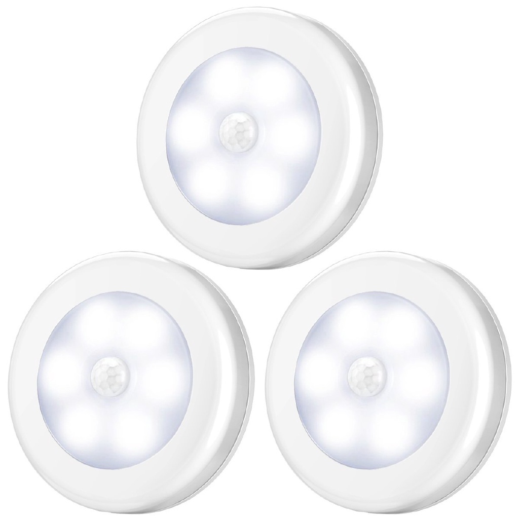 Đèn Led 6 Bóng Cảm Biến Chuyển Động PIR Gắn Tường/Cửa Ra Vào