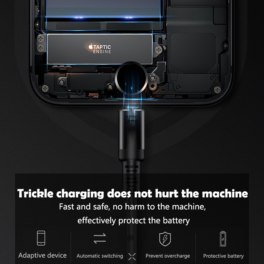 Cáp Sạc Nhanh Micro USB / Type C Có Đèn LED Sáng Tạo