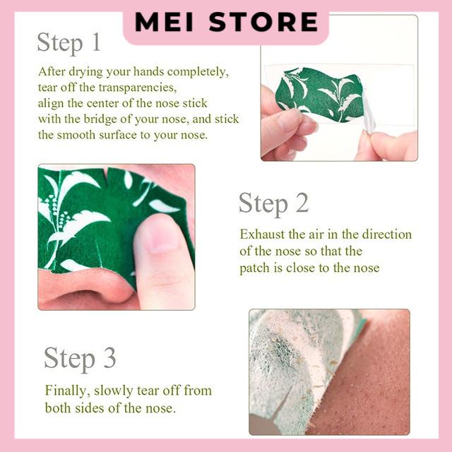Miếng Dán Lột Mụn Đầu Đen Cho Mũi Breylee Từ Dầu Cây Trà