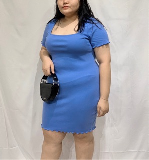 Đầm Kiểu[Bigsize][Sale Xả] Dáng Ôm BoDy Cổ Vuông