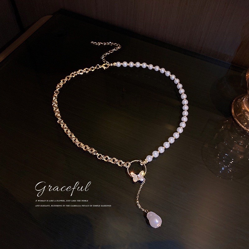 vòng cổ chocker thiết kế hình nơ tròn nhẹ nhàng nữ tính mã Th917990