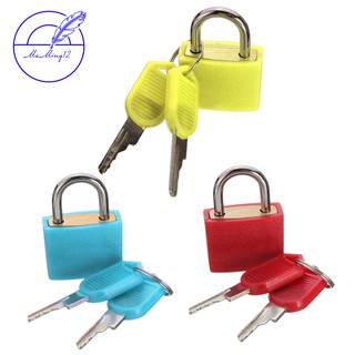 Set 3 ổ khóa hành lý khi đi du lịch và 6 chiếc chìa khóa tiện lợi 23mm