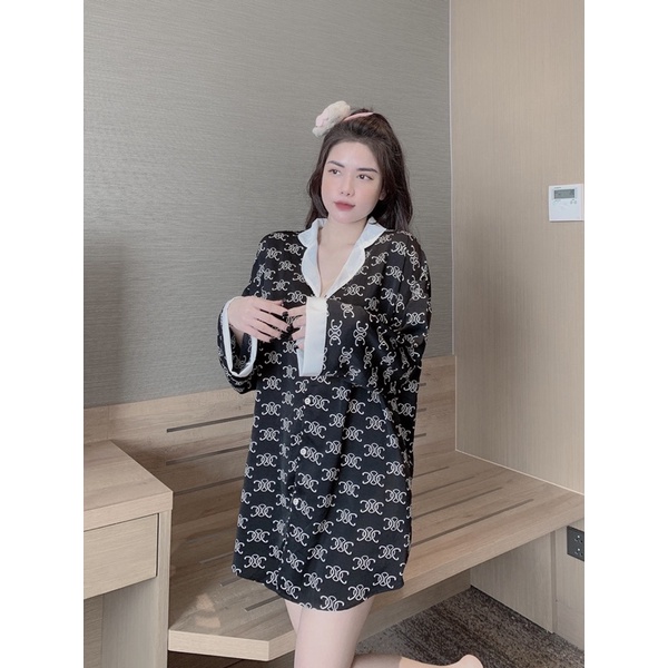 Đầm lụa ren 2 túi | BigBuy360 - bigbuy360.vn