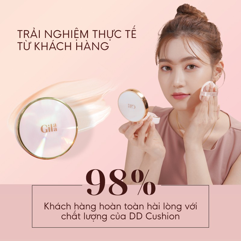 Combo 2 Hộp Phấn Nước Gilaa Long Wear DD Cushion (13g x 2 hộp)