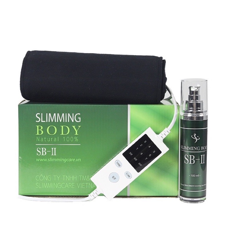 Bộ Ủ Nóng Tan Mỡ Slimming Body 2 Với Đai Điện Cải Tiến,Giảm Mỡ Chân Tay Bụng,Đánh Bay Mỡ Thừa.