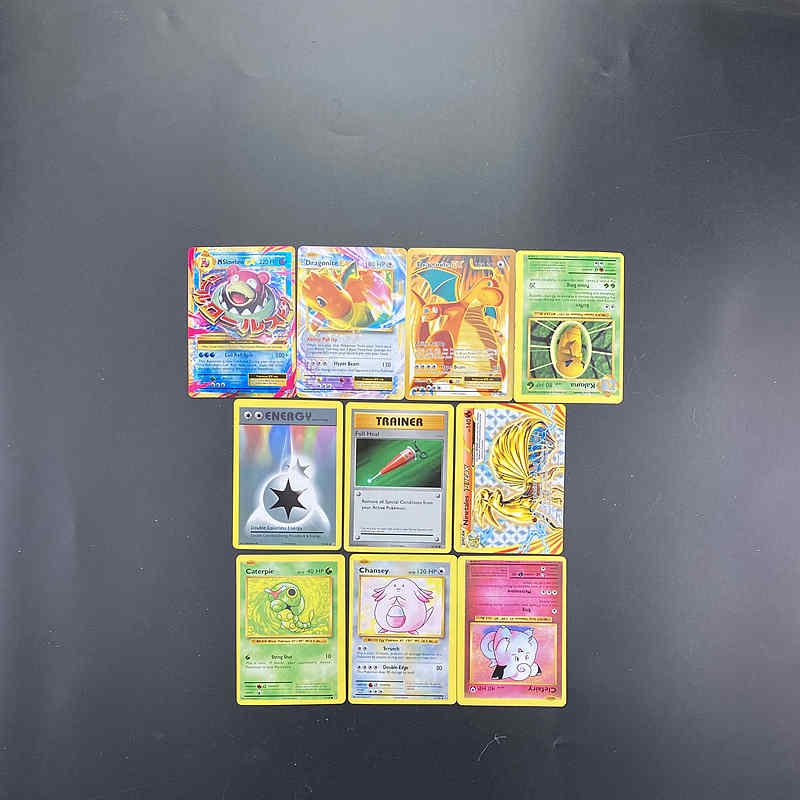Bộ 10 Thẻ Bài Pokemon Pokémon Độc Đáo