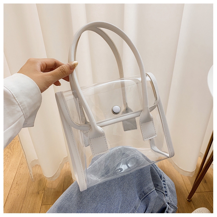 Túi xách thiết kế kiểu trong suốt thời trang cá tính dành cho nữ