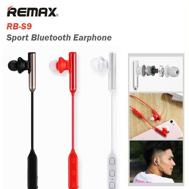 Tai nghe Bluetooth thể thao cao cấp âm thanh đỉnh cao Remax RB - S9