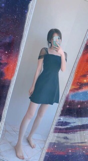 (Thanh lý) Váy đen freesize hàng Quảng Châu