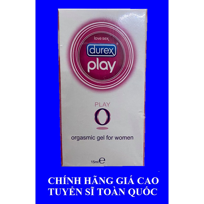 GEL BÔI TRƠN, TĂNG KHOÁI CẢM CHO NỮ DUREX PLAY O 15ml