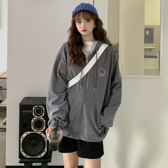 [Color Ulzzang] Áo khoác cotton nhiều màu chất đẹp, áo mặc đôi Hàn Quốc trùm đầu siêu yêu 🌺 Em Gấu Shop 🌺