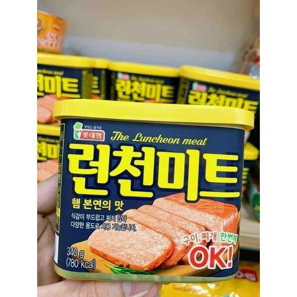 🥫Thịt hộp Lotte Lunchoen Meat Hàn Quốc 340g🥫
