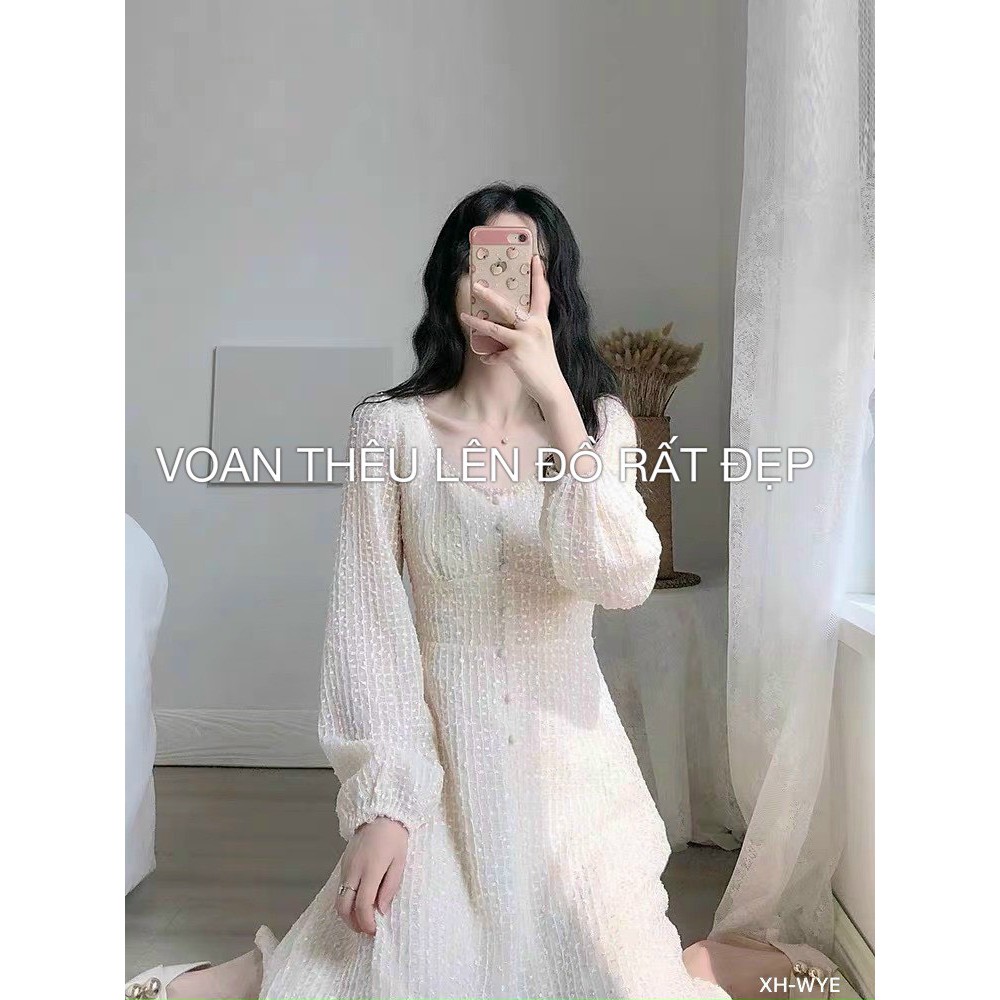 VOAN THÊU KẺ SỌC - DÒNG VẢI CAO CẤP