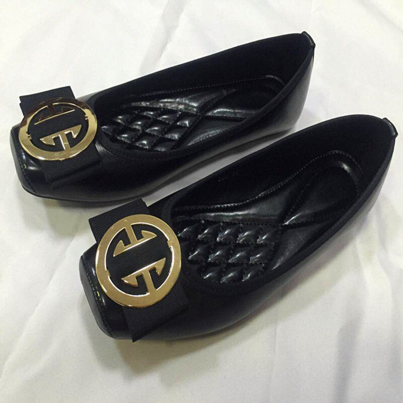 Giày bệt mũi vuông cổ điển cho nữ size lớn 35-44
