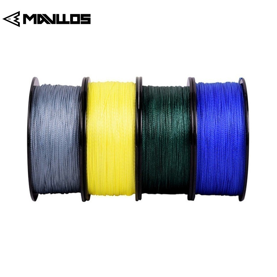Mavllos Cuộn Dây Câu Cá 150m / 220m 4-121lb Thiết Kế 4 Sợi Bện Vào Nhau Chắc Chắn