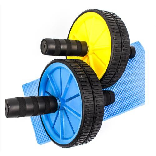 Con lăn tập bụng AB Wheel chất lượng cao + Thảm lót đầu gối