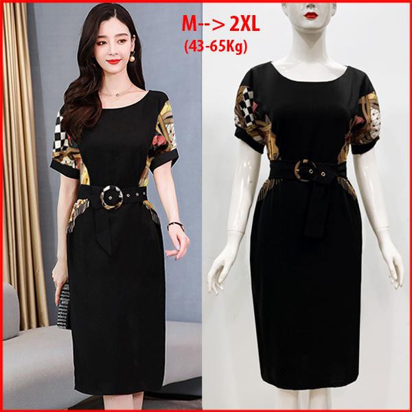 ĐẦM ÔM DỰ TIỆC CAO CẤP, KIỂU ĐẦM CÔNG SỞ PHỐI HỌA TIẾT 3253