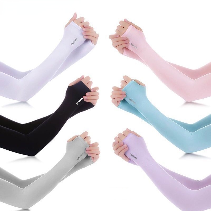 Vỏ Bọc Cánh Tay Dài Chống Nắng / Tia UV / Chống Trượt Giữ Ấm Khi Chơi Thể Thao Ngoài Trời