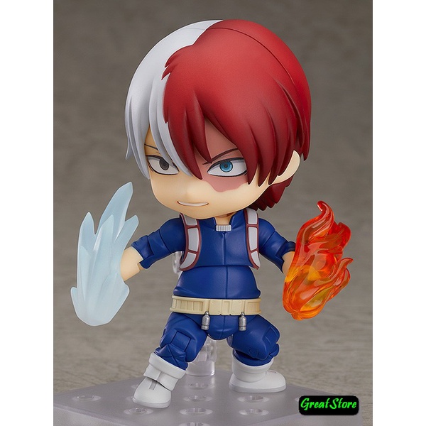 ( Hàng Sẵn ) Mô hình Bakugo Katsuki 705 Midoriya Izuku 686 Shoto Todoroki 1112 trong My Hero Academia Q size Figure