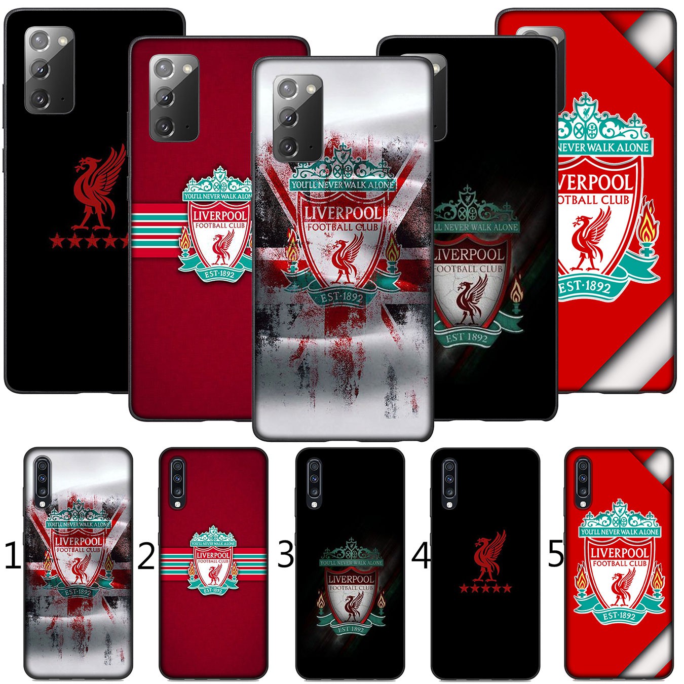 iPhone 12 Mini 11 Max Pro SE 2020 XR Casing Soft Silicone Phone Case Liverpool Logo  Wallpaper Cover
