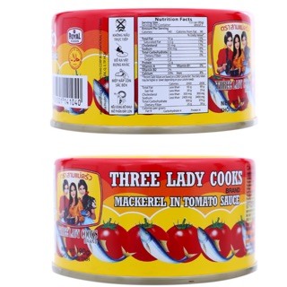 Cá nục xốt cà 3 Cô Gái 190g