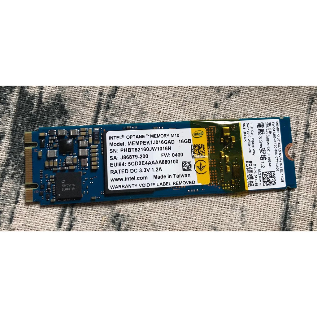 Ổ cứng SSD Intel Optane 16g bóc máy Dell G3 3579