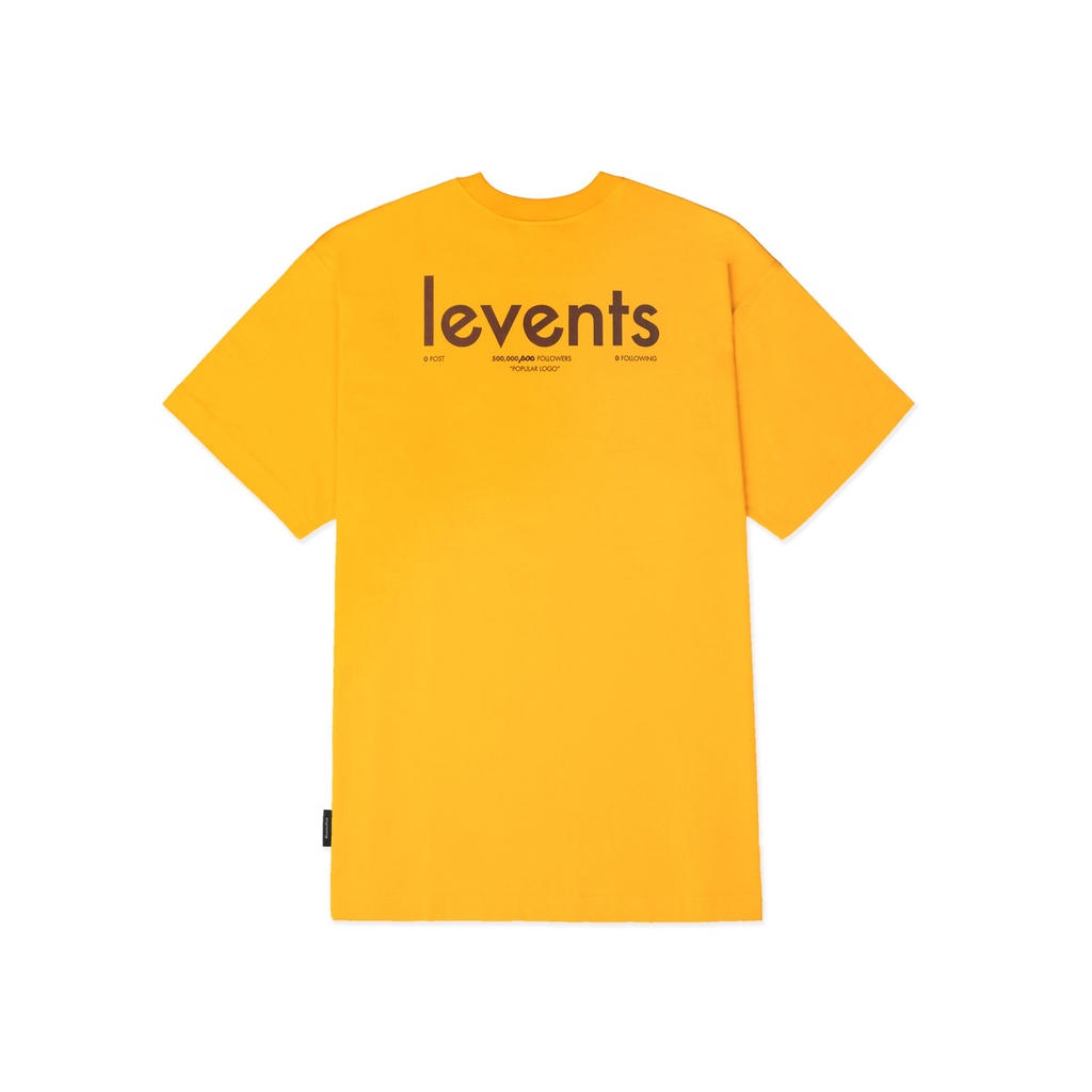 Áo Thun Levents Popular logo 2.0/ Yellow