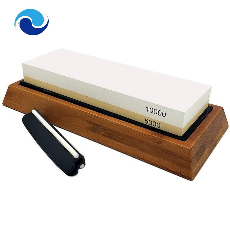 Bộ đá mài dao hai mặt 5000 / 10000 grit cho nhà bếp chất lượng