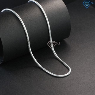 dây chuyền bạc nam trơn