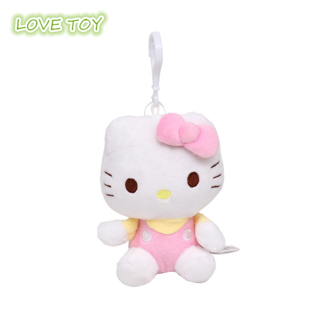 Búp Bê Nhồi Bông Hình Hello Kitty Trang Trí Ba Lô