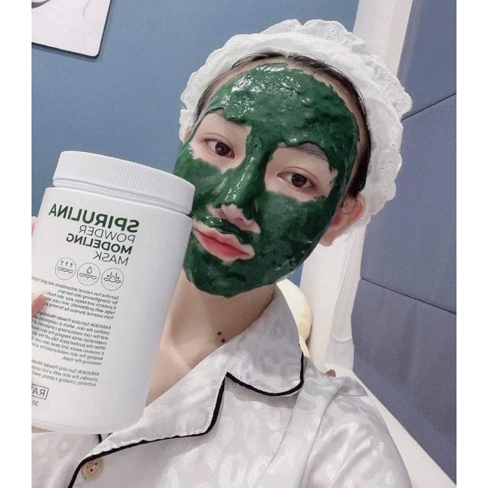 Mặt nạ tảo Raraskin Spirulina Powder Modeling Mask phục hồi, chống oxi hóa