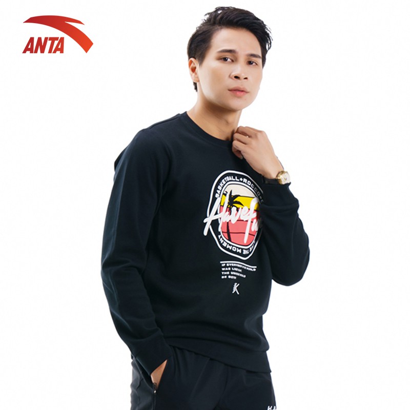 Áo nỉ thể thao nam Anta 852031703-4