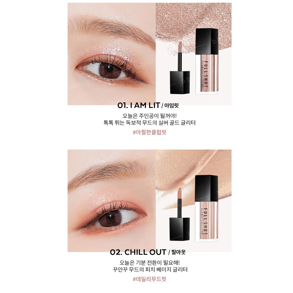 Nhũ mắt dạng kem mịn mượt A'PIEU FULL SHOT GLAM EYE GLITTER