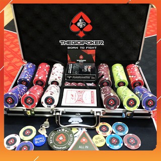 Bộ 300 Chip Poker Chính Hãng - LEGEND - Ceramic