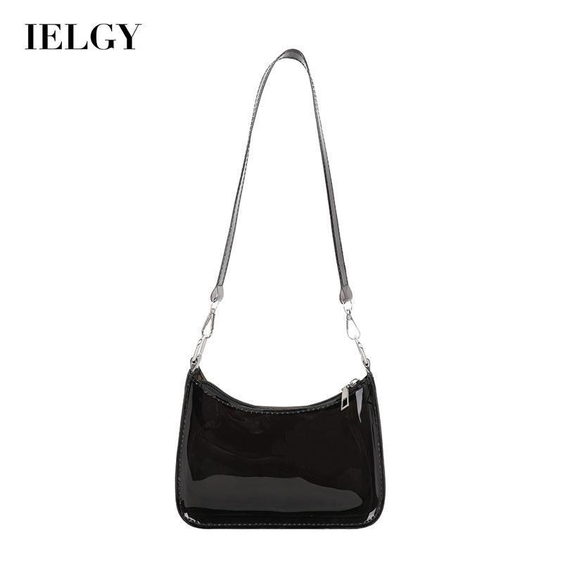 Túi đeo vai IELGY màu trơn phong cách Hàn Quốc thời trang cho nữ