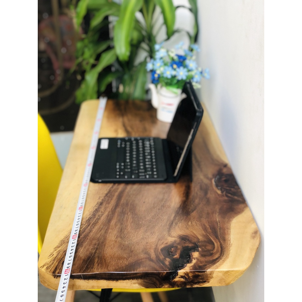Bàn làm việc gỗ me tây 85x42-50cm-Ốc vít lục giác dễ lắp ráp