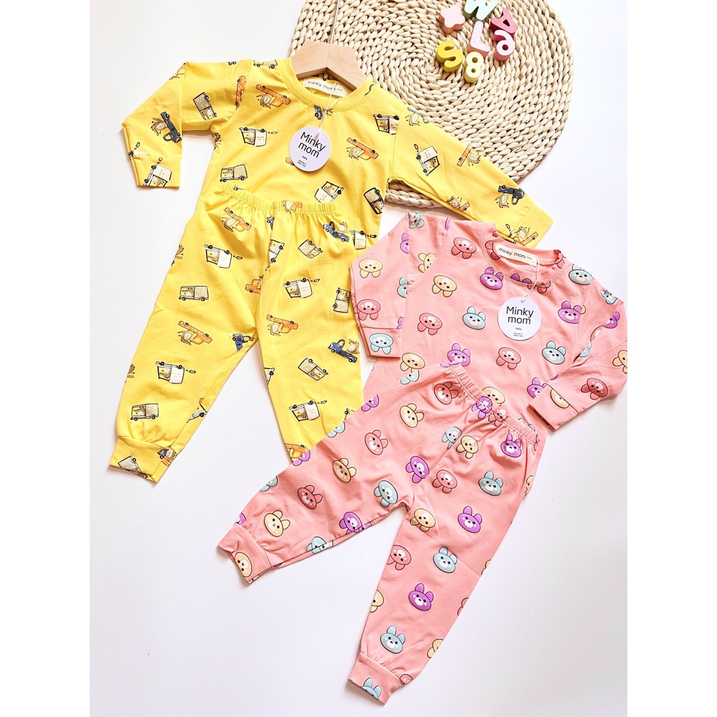 Bộ quần áo trẻ em vải cotton cho bé trai và bé gái (HN 596)