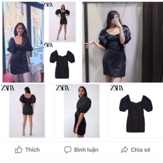 #zara ĐẦM TRỆT VAI