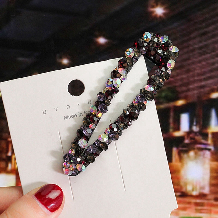 Kẹp Tóc Đính Đá Nhiều Màu Sắc Phong Cách Hàn Quốc