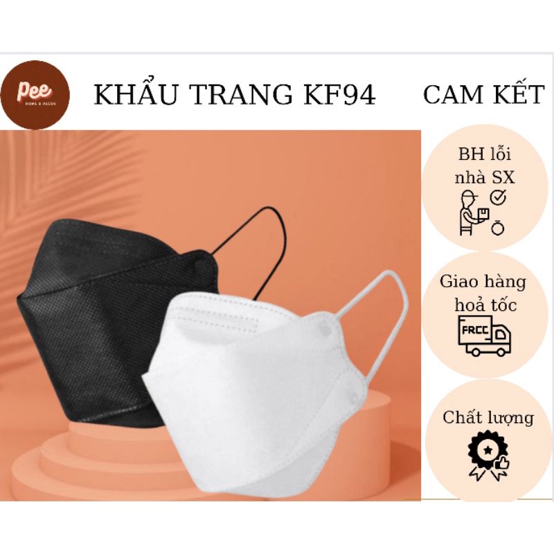 [Ưu Đãi Mở Shop] Khẩu Trang Y Tế 3D 4 Lớp Kháng Khuẩn Kf49 Xuất Khẩu Hàn Quốc Chống Bụi Mịn