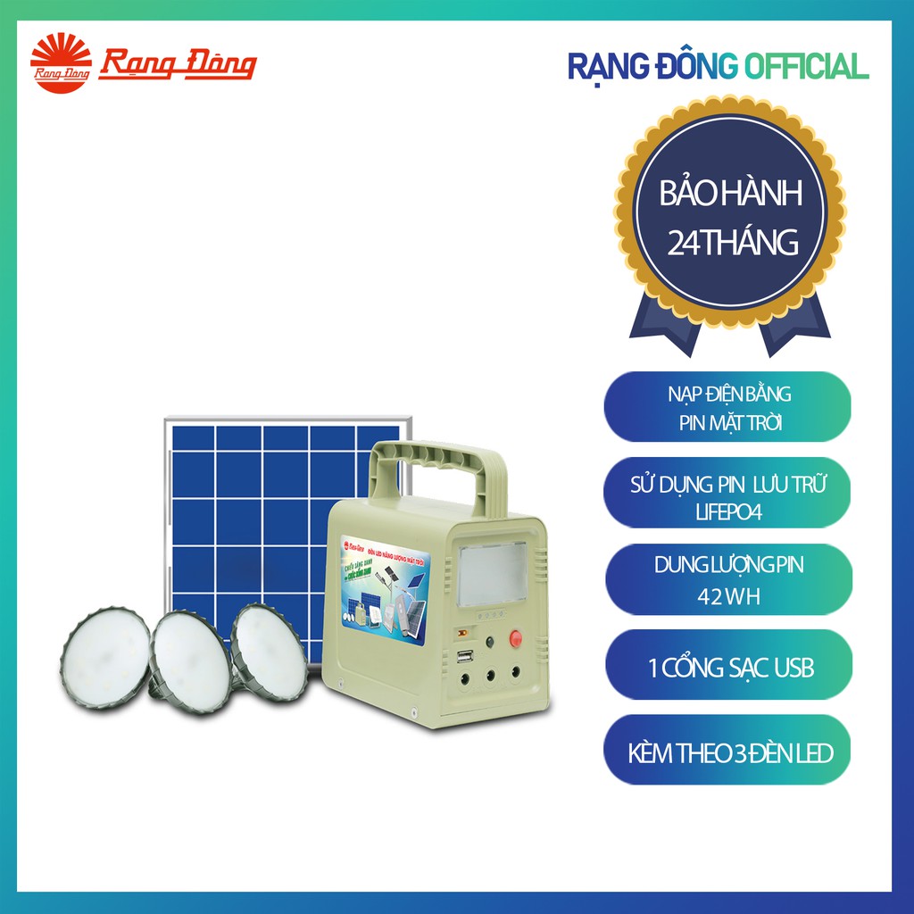 Bộ lưu điện đa năng Model: LD01.SL 5W Rạng Đông Nha Trang