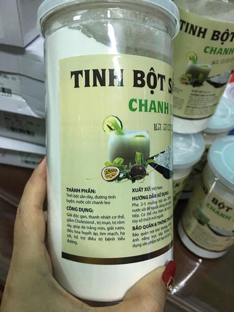 TÍNH BỘT SẮN DÂY CHANH LEO