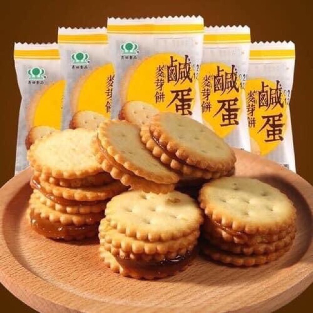 Bánh Quy Trứng Muối Đài Loan bịch 500g